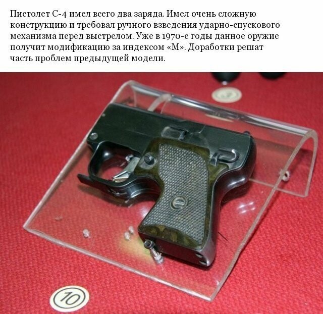Необычный пистолет С-4, используемый КГБ СССР