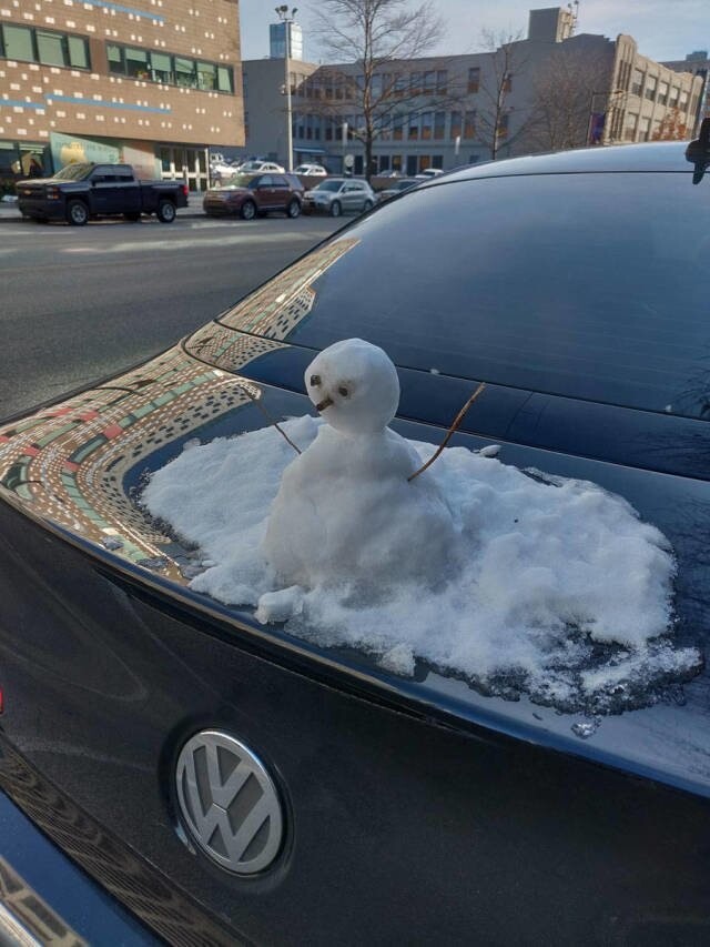 Снеговик-путешественник