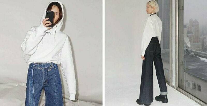 Дизайнер создала джинсы, которые вызвали две реакции - и они такие же разные, как и их штанины