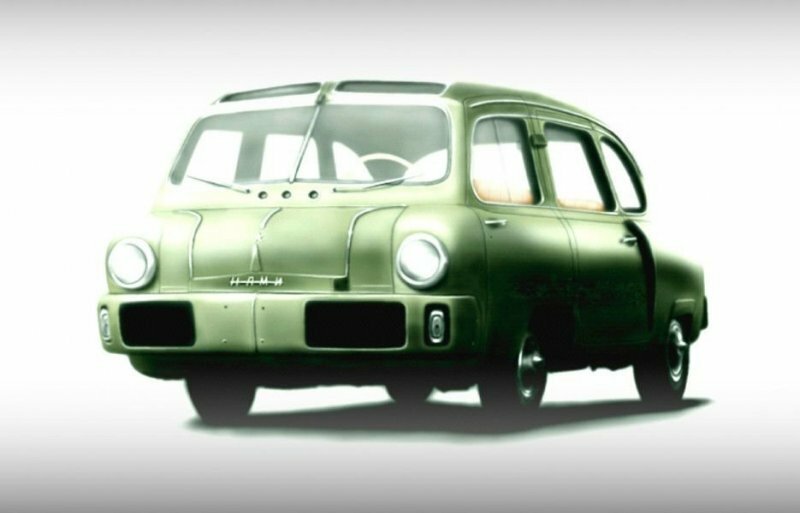 Легендарный, но неудачный легковой автомобиль вагонной компоновки НАМИ-013 конструкции Юрия Долматовского