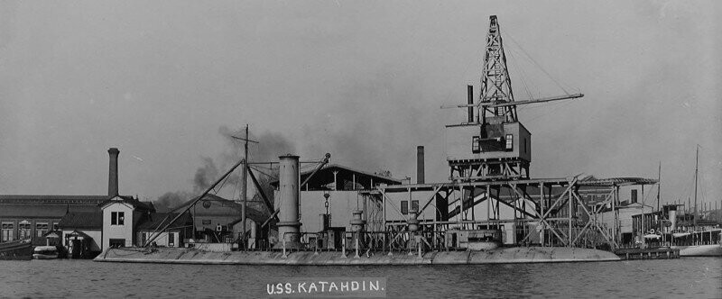 Американский таранный корабль береговой обороны USS "Katahdin"