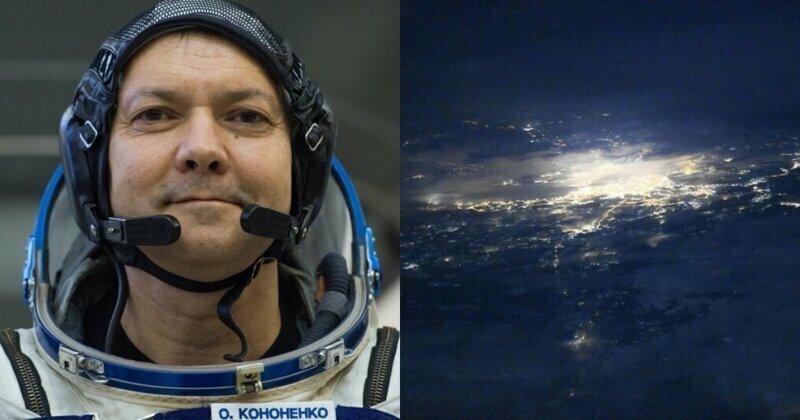 Российский космонавт сделал снимок Питера с борта МКС