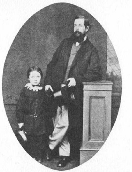    Артур в 6 лет с отцом