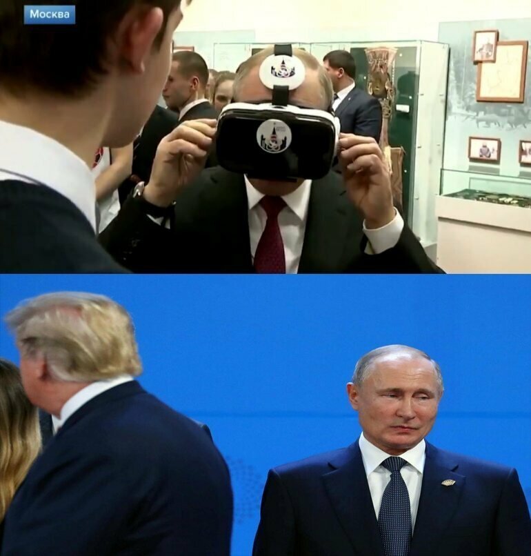 Как Путин заглянул в виртуальную реальность