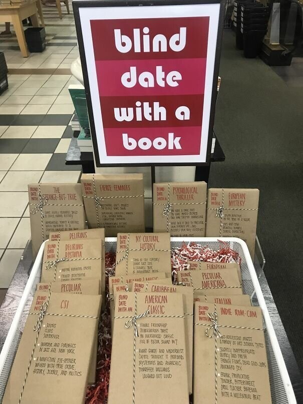 Слепое свидание с книгой убережет вас от выбора книжки по обложке