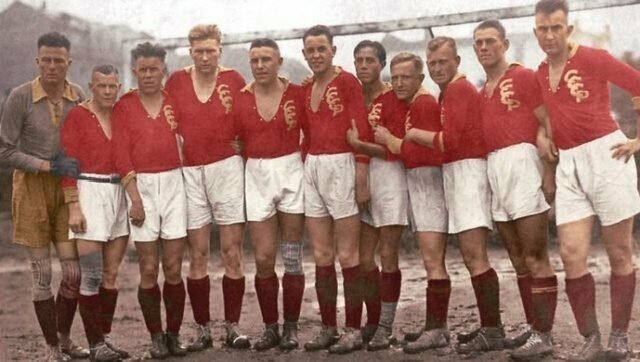 Футбольная сборная СССР на турне по Германии. 1927 год