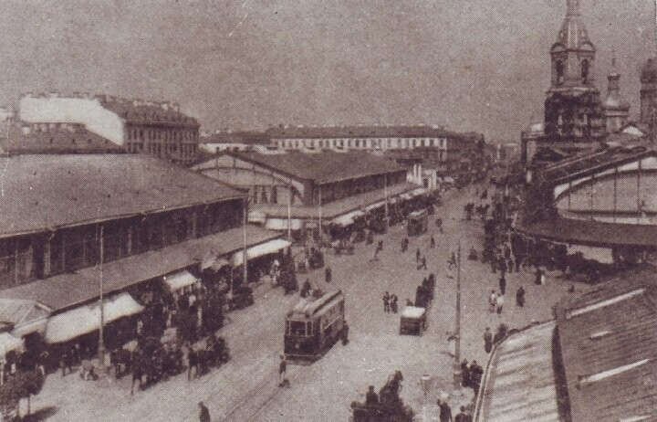 Сенная площадь в 1907 году.