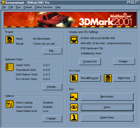 3DMARK 2001