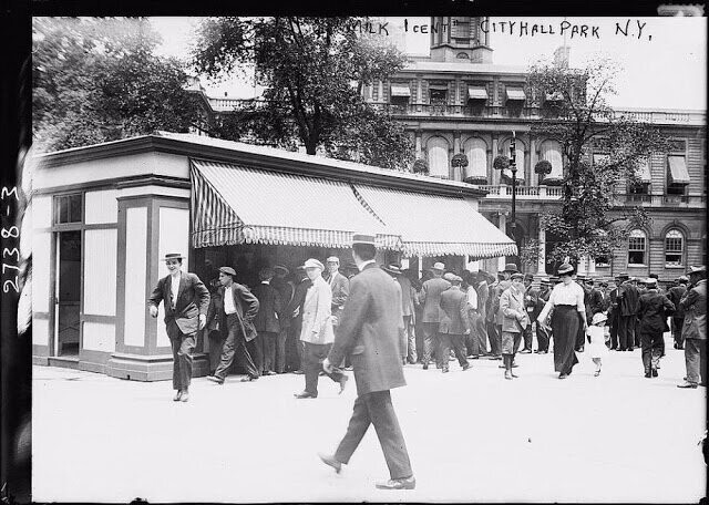 Молочная станция, 1910 год.