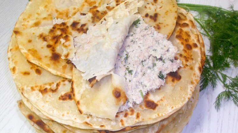 Вкусные лепешки с фаршем, по мотивам таджикского блюда Хомкима