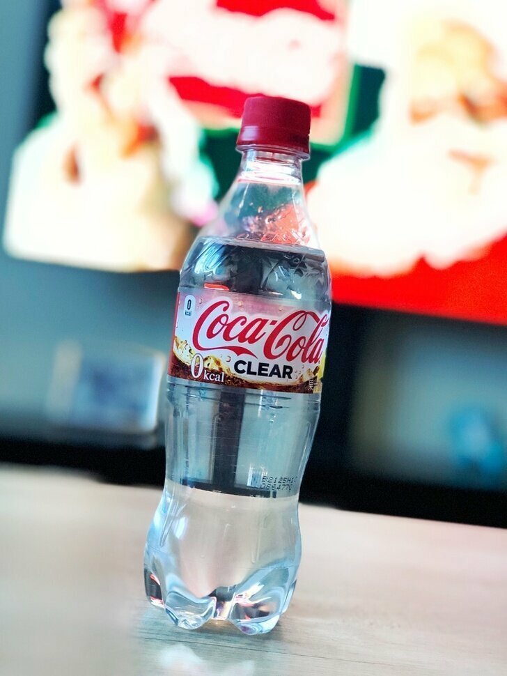 Прозрачная Coca-Cola из Японии 