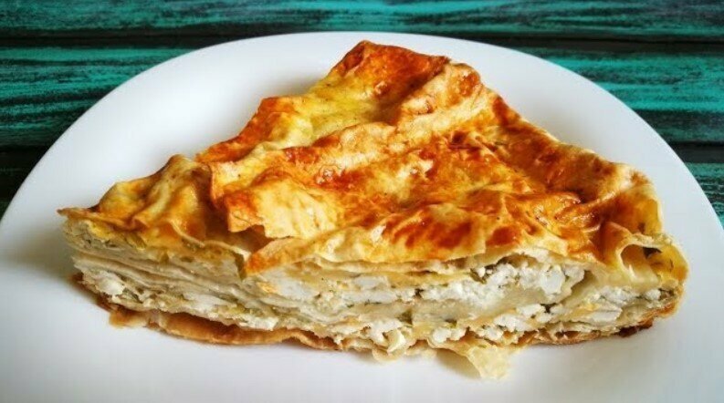 Пирог из лаваша
