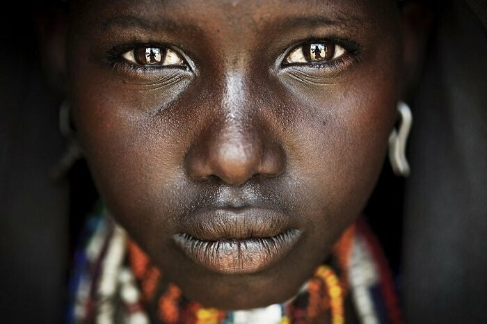 6. Лицо племени (Эфиопия)