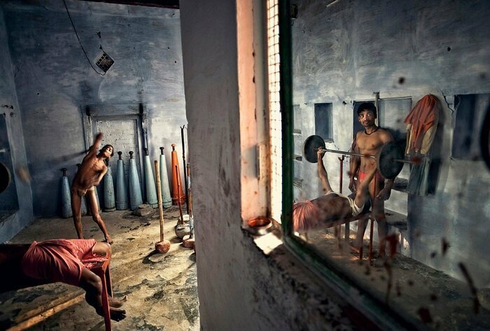 4. Тренировка борцов, Варанаси (Индия)