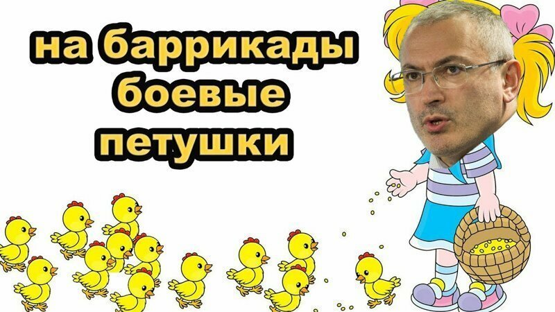 Цыплята Ходорковского вышли на тропу войны 