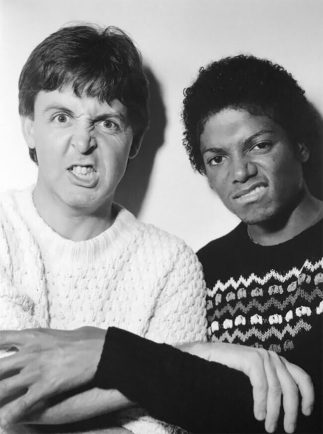 Пол Маккартни и Майкл Джексон, Лондон, 1983 год