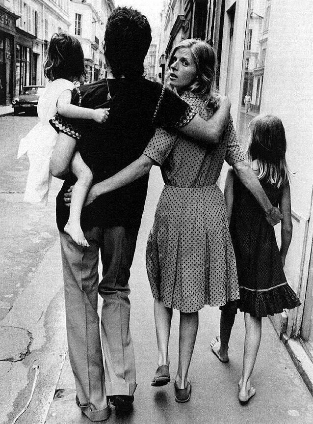 Линда с Полом и дочерьми Хизер и Мэри 