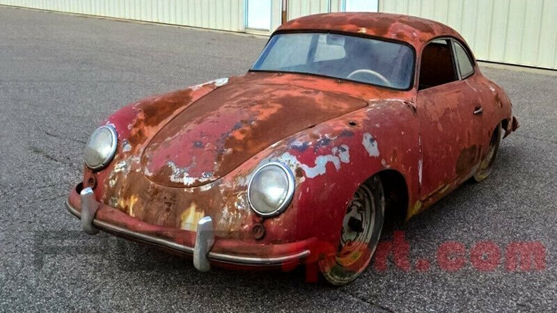 На Ebay идёт борьба за найденный в амбаре Porsche 356 1952 года