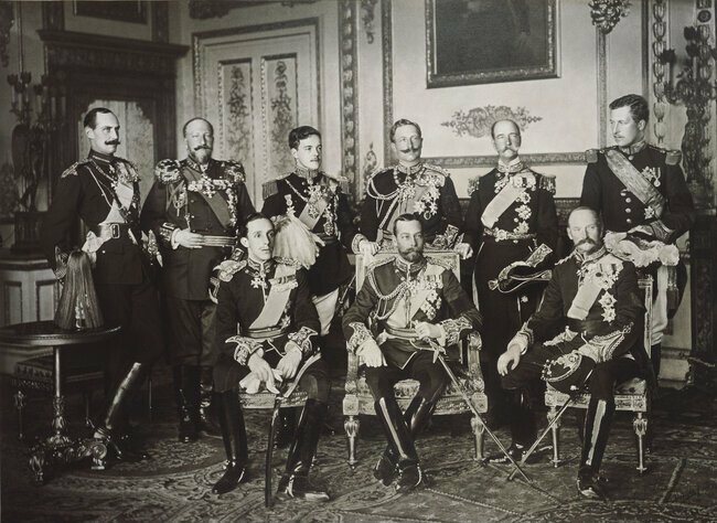 Девять королей собрались, чтобы оплакать смерть короля Эдуарда VII (1910)