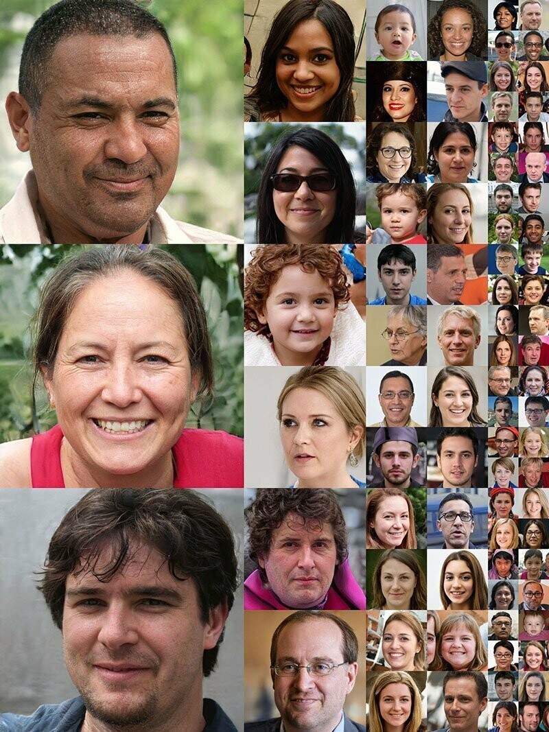 Эти портреты были сделаны искусственным интеллектом: никто из этих людей не существует