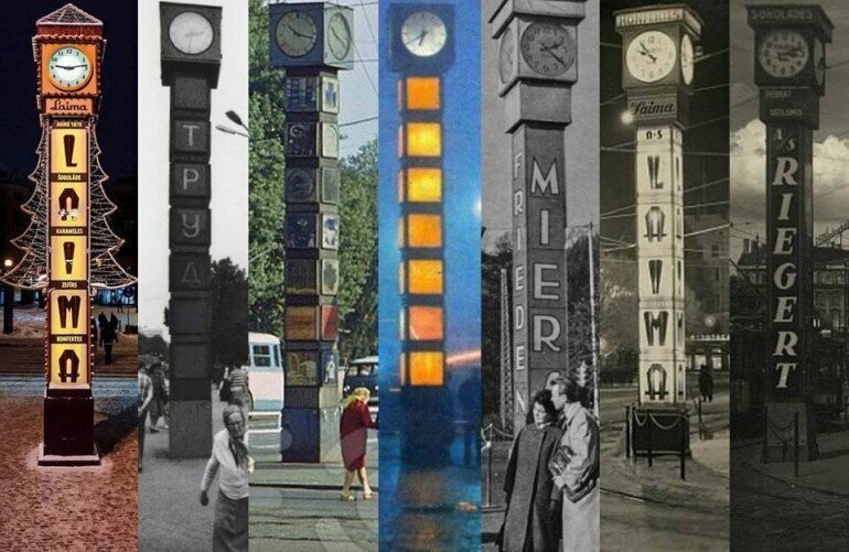 Лаймовские часы в разные времена