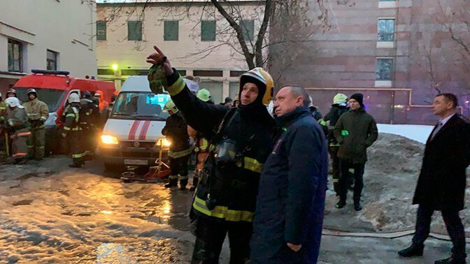 Беглов прибыл на место обрушения здания ИТМО
