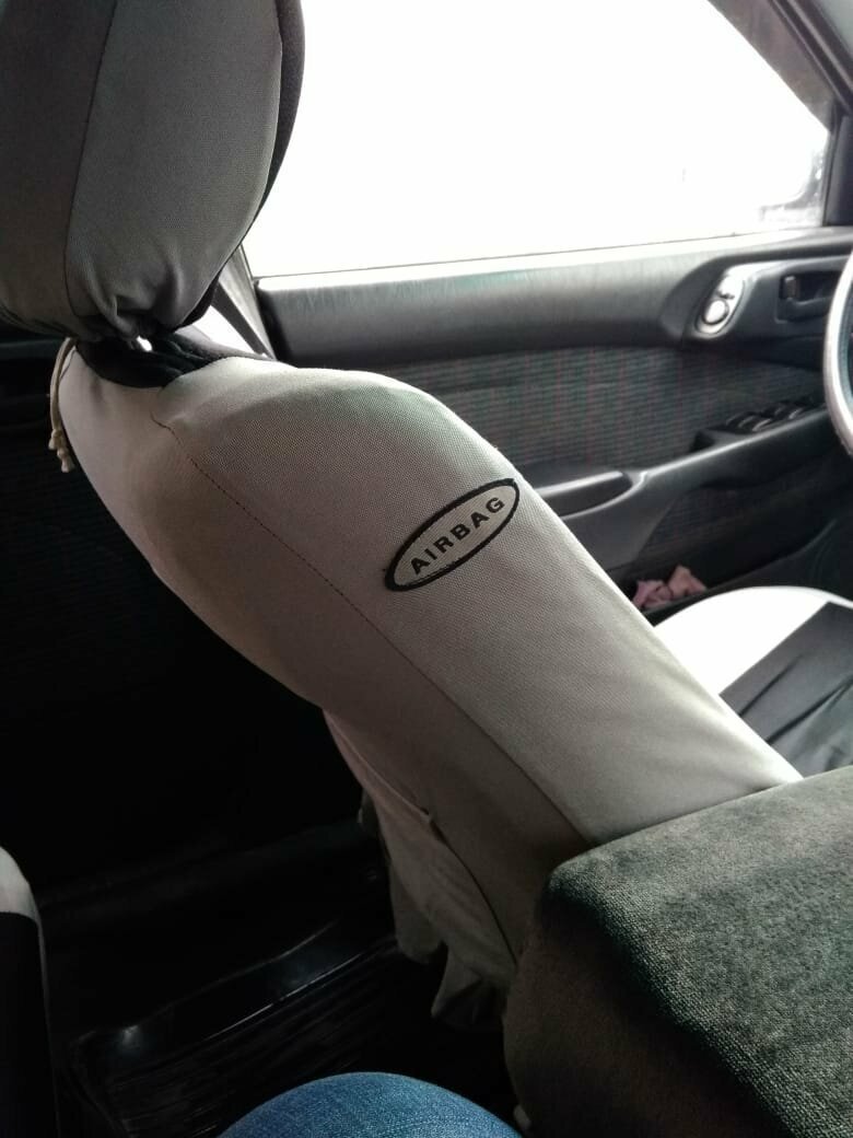 Эйрбэг (airbag) встроенный в чехол автокресла, китайское хау-ноу