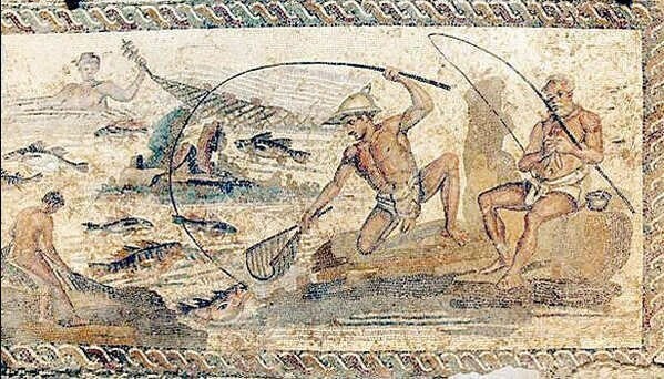 В Древнем Риме, кстати, рыбалка была возведена уже в ранг искусства и почиталась, как занятие аристократов. А Теоклит (др. Греция) уже создал некое подобие трактата о рыбалке, где указал на использование удочки с "обманчивой приманкой".