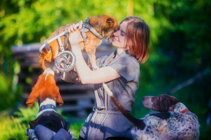 Известный московский фотограф уехала в лес, чтобы помогать животным