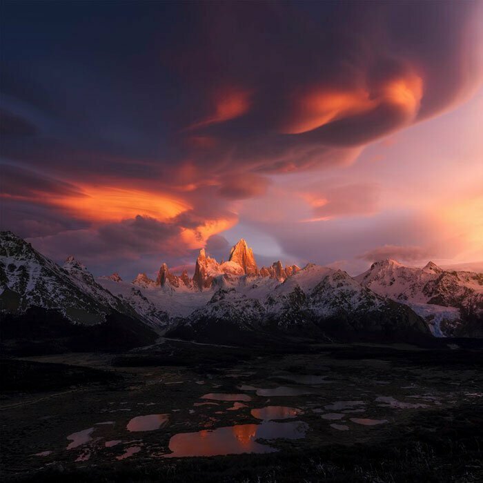 Вершина Фицрой, Патагония, Аргентина, Сяо Чжу (Xiao Zhu)