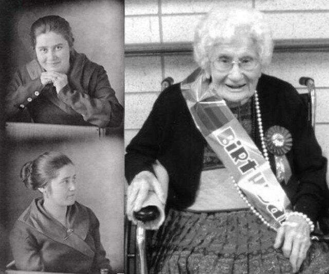 Бесси Купер, 26 августа 1896 - 4 декабря 2012, прожила 116 лет, 100 дней. 