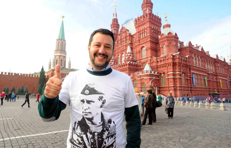 L'Espresso: вице-премьер Италии Сальвини получил от Кремля 3 млн евро на выборы в Европарламент