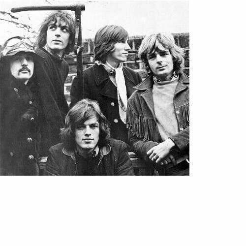 Редкая фотография полного состава группы «Pink Floyd». Сид — жив! Великобритания. 1968 г.