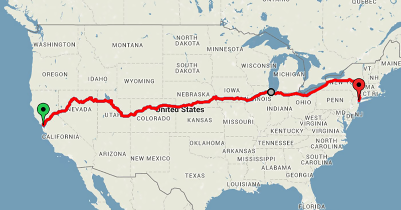 Необыкновенное путешествие на поезде через всю Америку