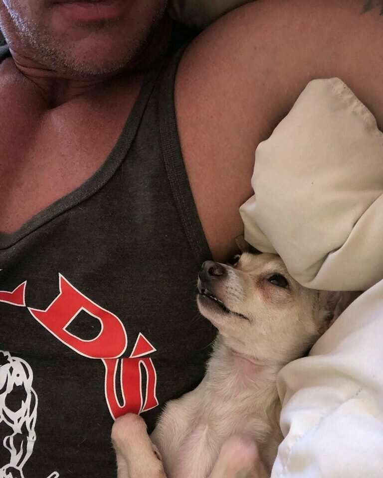 Когда Бобби не мог встать с кровати, он целый день проводил с Леди и просто влюбился в эту маленькую собачку