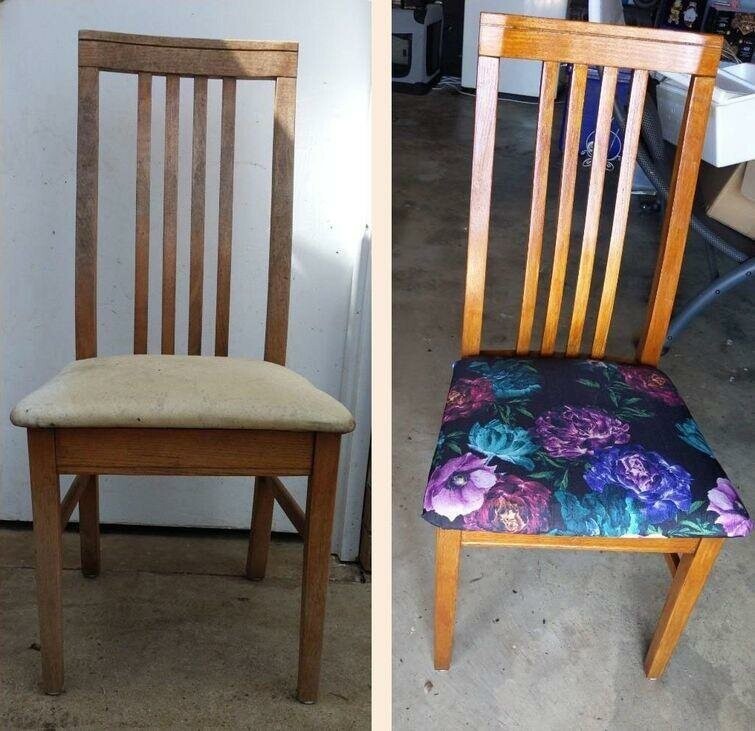 "Взял старый грустный стул и дал ему новую жизнь"