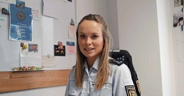 Самая красивая девушка Германии служит в полиции