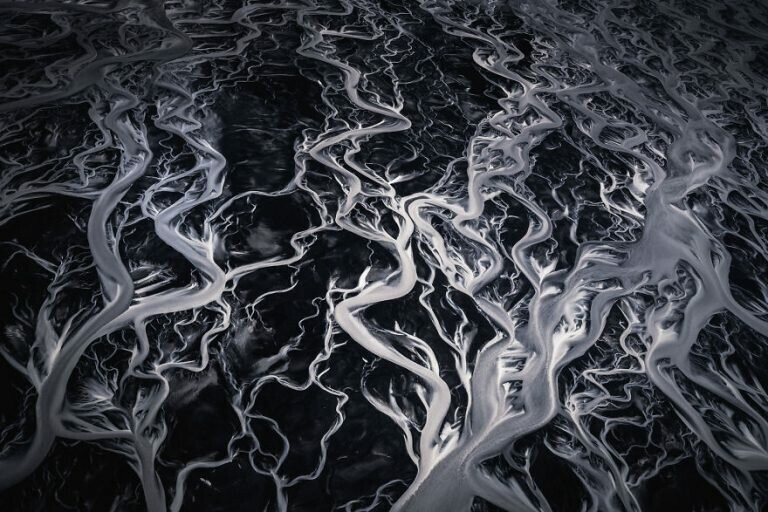 Завитки ледниковых рек