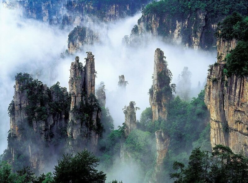 Горы Улинъюаня, Китай