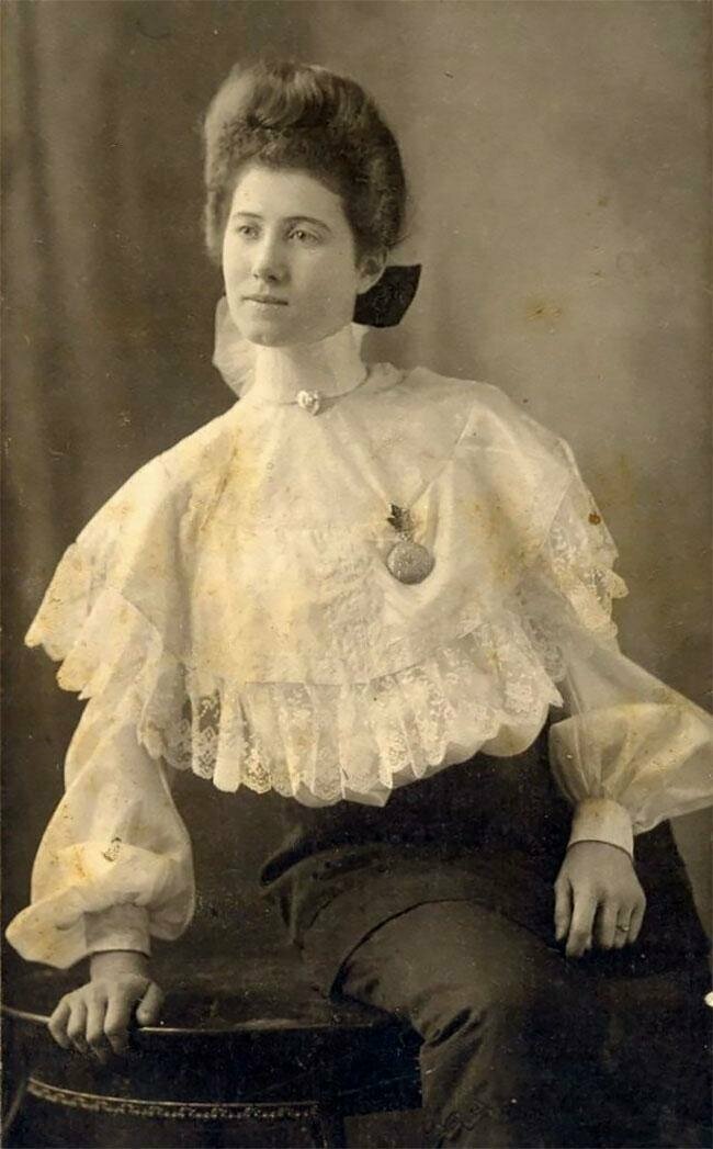 Фотографии элегантных модниц эдвардианской эпохи, снятых в начале 1900-х годов