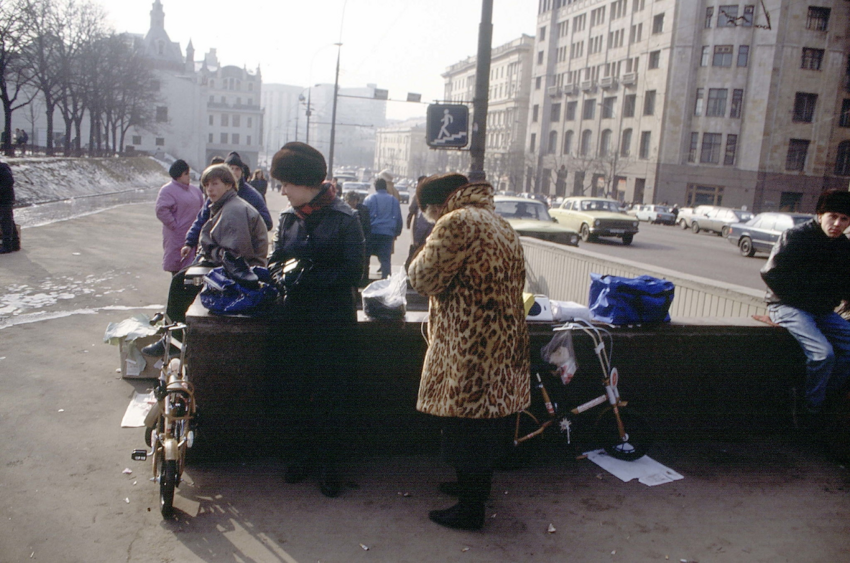 Москва 1990 год. Moscow 1990. СССР Москва 1990 годы. Франсуаза Демюльдер. 1990 Год