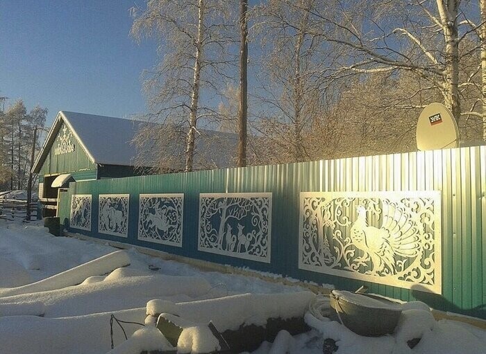 Заборчик в Якутии