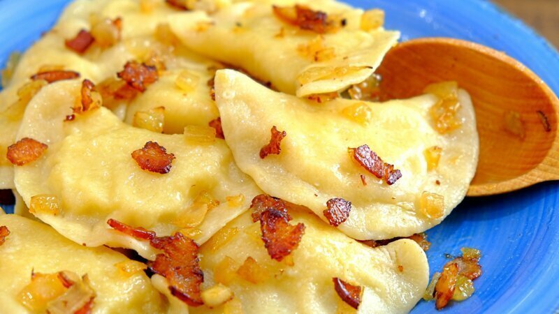 Вареники с картошкой - Вы влюбитесь в это тесто для вареников - Вкусный и простой рецепт!