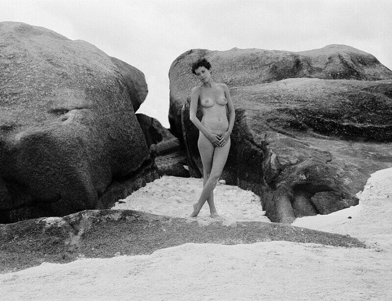 Сильвия Кристель на съёмках фильма «Эммануэль 2» 1975 г.