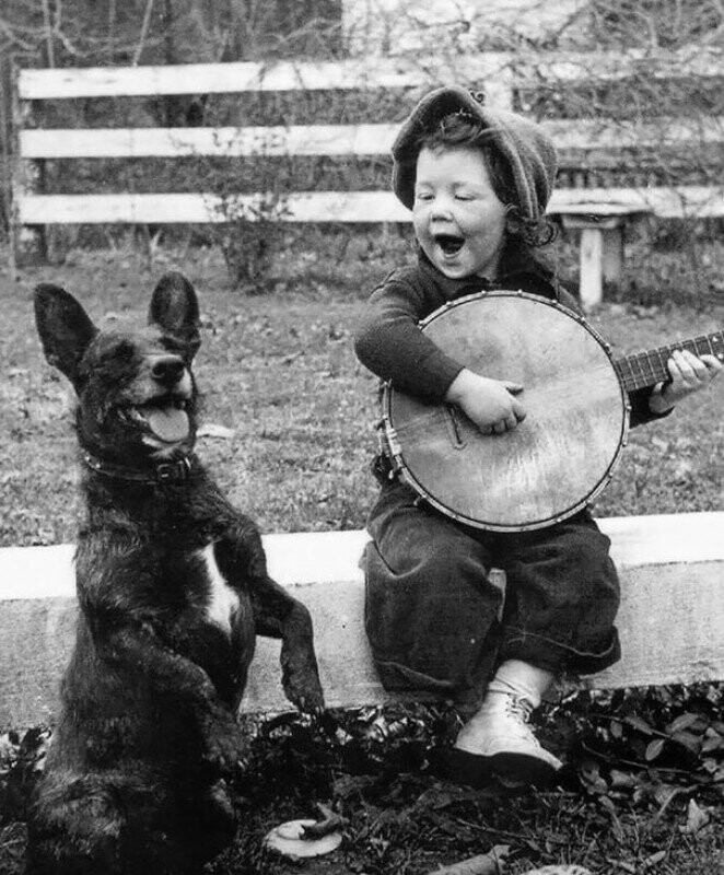 Песенка на банджо для любимой собаки. 1950 г.