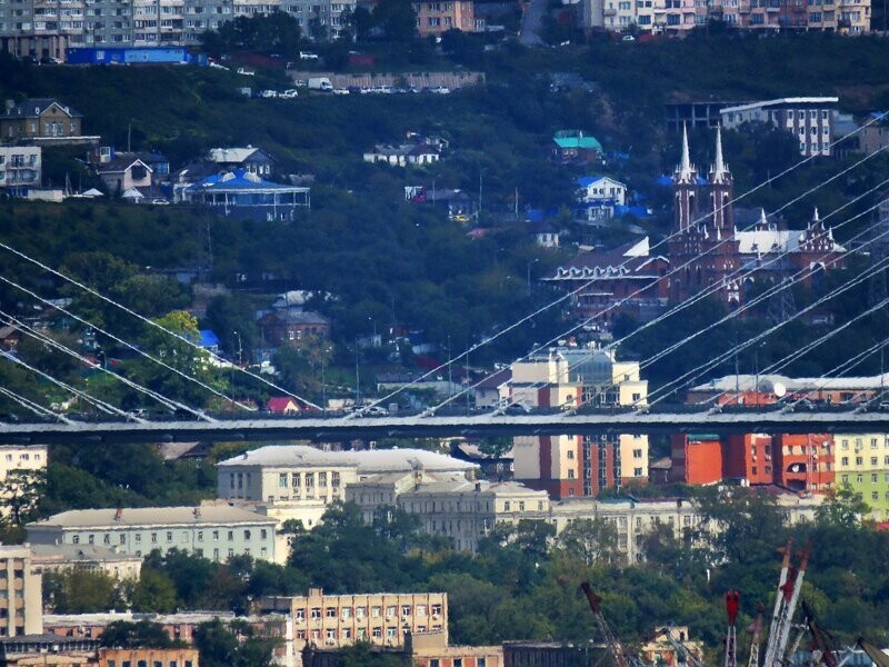 Панорама владивосток новости. Владивосток мост панорама. Гру части в Владивостоке. Первая часть Владивостока. Мост Владивосток метро.