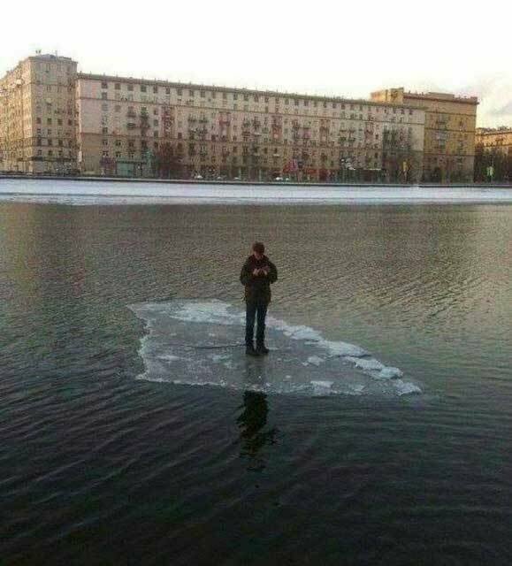 16. Остается только надеяться, что фотограф помог человеку