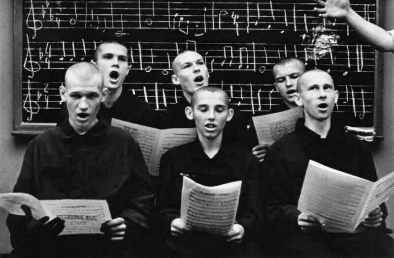 Музыкальная репетиция в исправительной колонии, Москва, 1978 год.