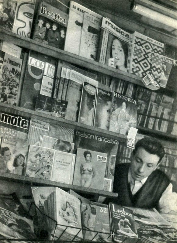 Пресса на продажу в районе Пляс Пигаль, 1964 год, Париж