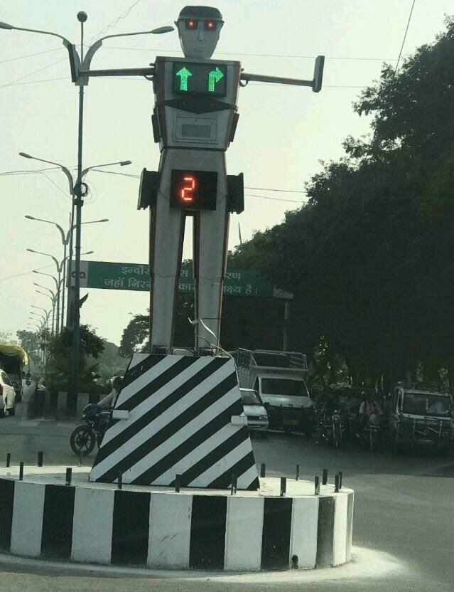 Светофор в Индии